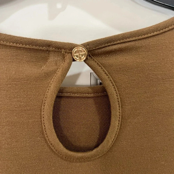 NWT Simply Southern Caramel Bell-Sleeved Dress Size Small - Picture 6 of 6